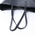 Saint Laurent Paris Sac Shopping Leather Tote bag in Black