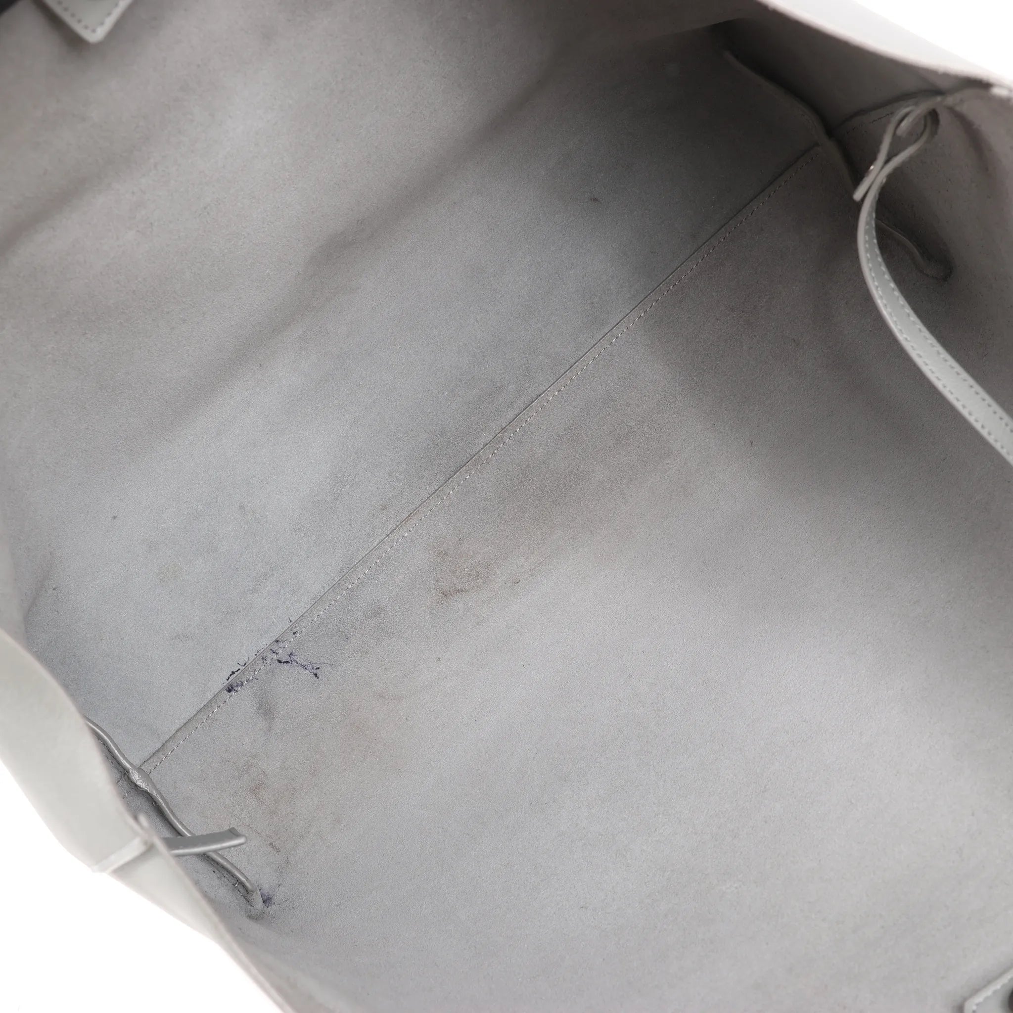 Saint Laurent Paris Shopping Leather Shoulder Bag in Gray 600281