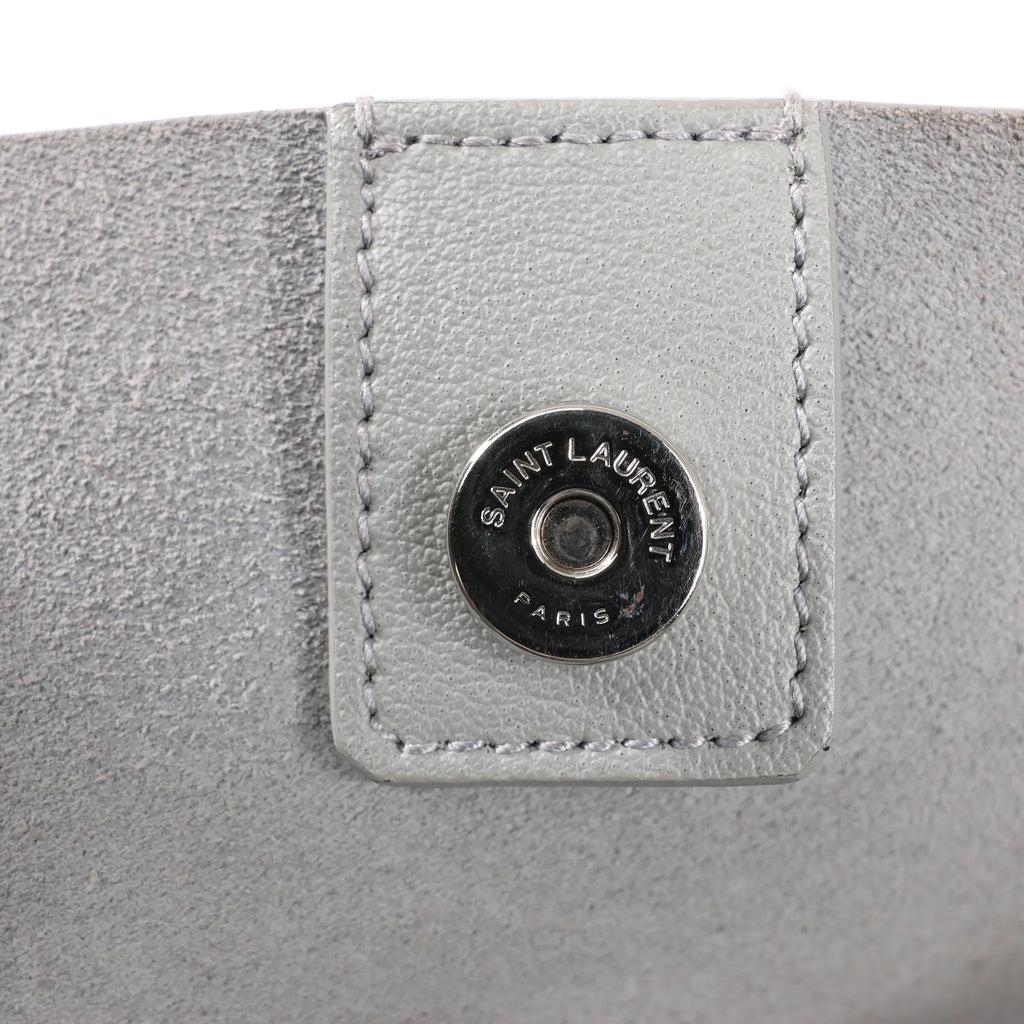 Saint Laurent Paris Shopping Leather Shoulder Bag in Gray 600281