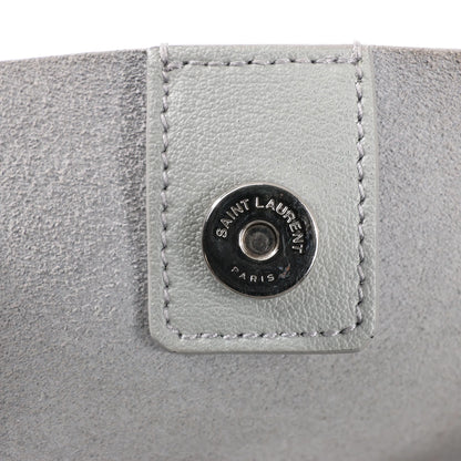 Saint Laurent Paris Shopping Leather Shoulder Bag in Gray 600281