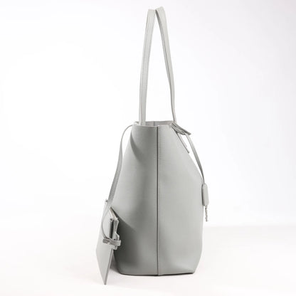 Saint Laurent Paris Shopping Leather Shoulder Bag in Gray 600281