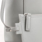 Saint Laurent Paris Shopping Leather Shoulder Bag in Gray 600281