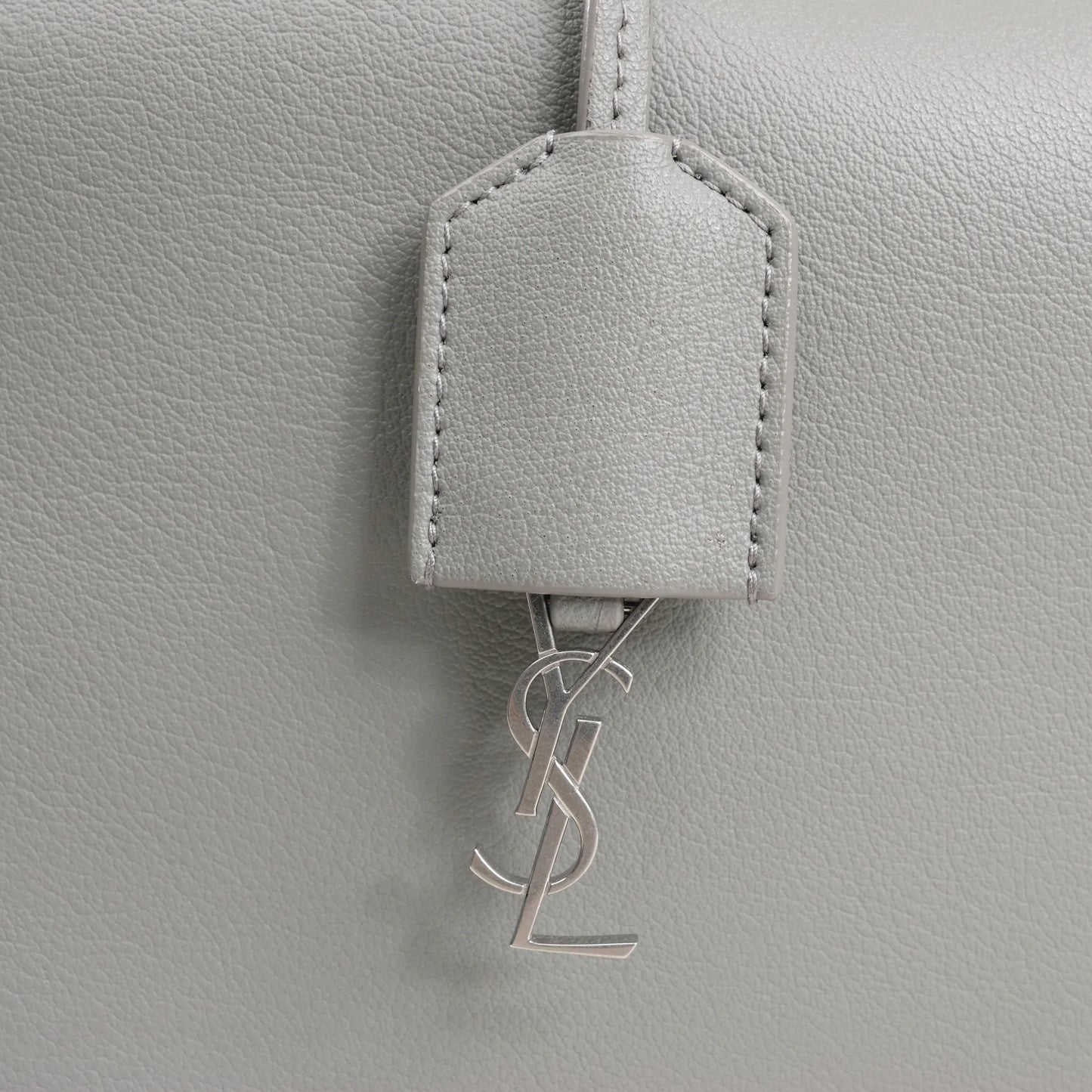 Saint Laurent Paris Shopping Leather Shoulder Bag in Gray 600281