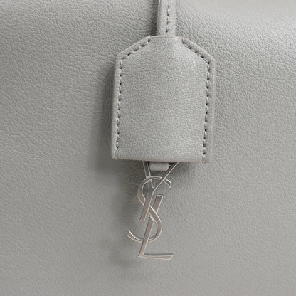 Saint Laurent Paris Shopping Leather Shoulder Bag in Gray 600281