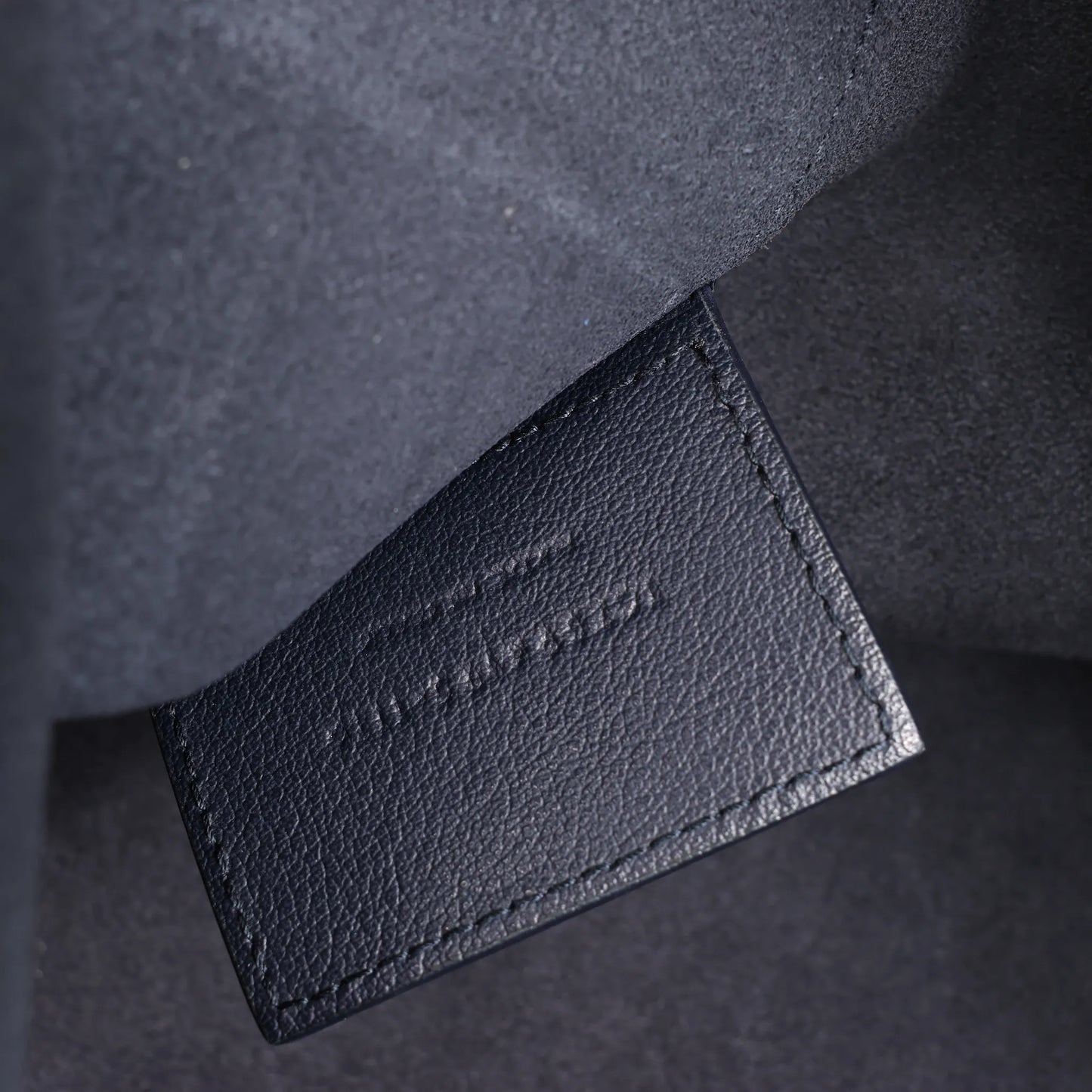 Saint Laurent Paris Shopping Leather Shoulder Bag in Navy Blue 394195