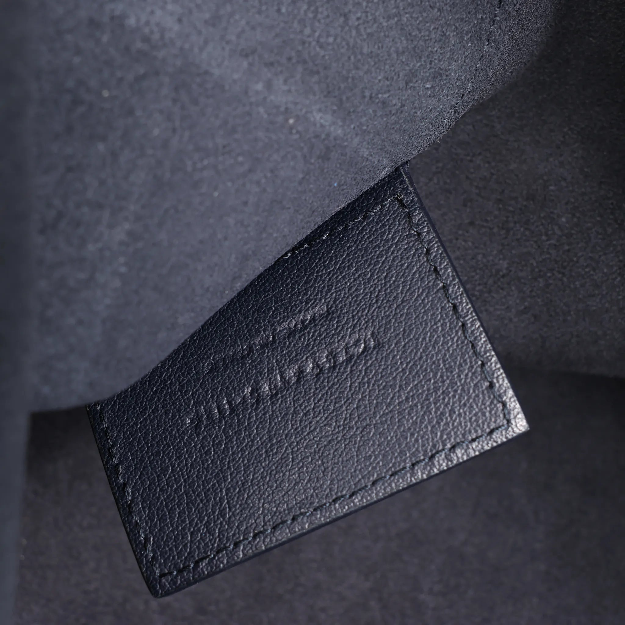 Saint Laurent Paris Shopping Leather Shoulder Bag in Navy Blue 394195