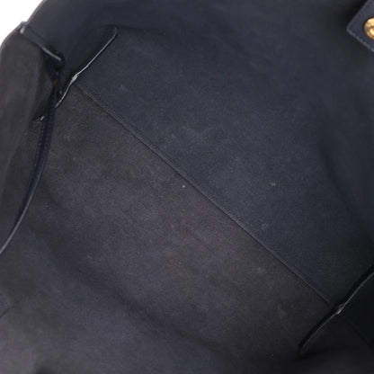 Saint Laurent Paris Shopping Leather Shoulder Bag in Navy Blue 394195