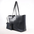Saint Laurent Paris Shopping Leather Shoulder Bag in Navy Blue 394195