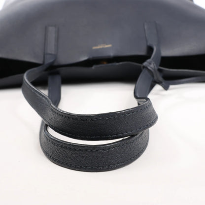 Saint Laurent Paris Shopping Leather Shoulder Bag in Navy Blue 394195