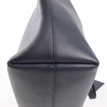 Saint Laurent Paris Shopping Leather Shoulder Bag in Navy Blue 394195