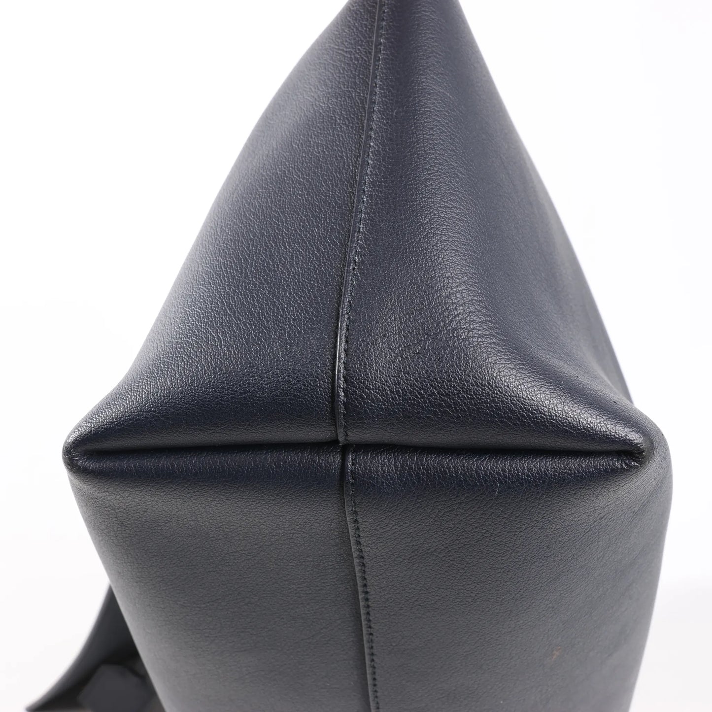 Saint Laurent Paris Shopping Leather Shoulder Bag in Navy Blue 394195