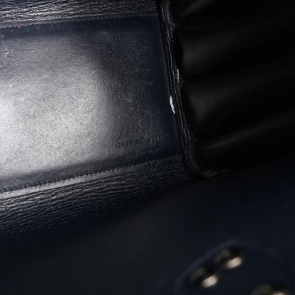 Saint Laurent Paris Sac de Jour Baby Leather 2Way Handbag in Navy Blue 392032