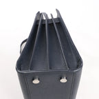 Saint Laurent Paris Sac de Jour Baby Leather 2Way Handbag in Navy Blue 392032