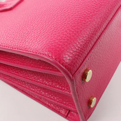 Saint Laurent Paris Sac de Jour Baby Leather Handbag in Pink 377183