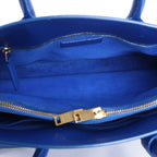 Saint Laurent Paris Sac de Jour Leather 2way Handbag in Blue 324823