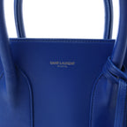 Saint Laurent Paris Sac de Jour Leather 2way Handbag in Blue 324823