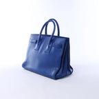 Saint Laurent Paris Sac de Jour Leather 2way Handbag in Blue 324823
