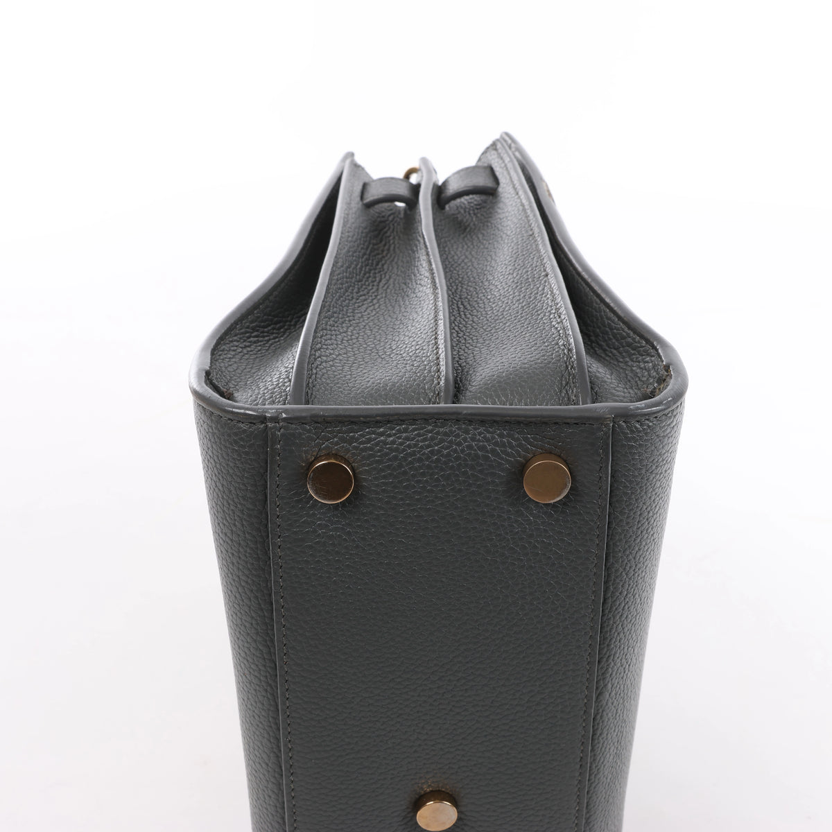 Bolso de mano de piel Sac de Jour de Saint Laurent Paris en color burdeos 347543