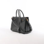 Bolso de mano de piel Sac de Jour de Saint Laurent Paris en color burdeos 347543