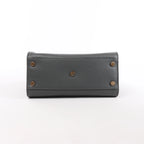 Bolso de mano de piel Sac de Jour de Saint Laurent Paris en color burdeos 347543