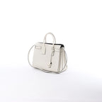Saint Laurent Paris Sac de Jour Leather 2way Handbag in White 378299