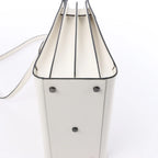 Saint Laurent Paris Sac de Jour Leather 2way Handbag in White 378299