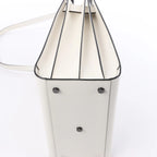 Saint Laurent Paris Sac de Jour Leather 2way Handbag in White 378299