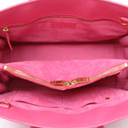 Saint Laurent Paris Sac de Jour Leather Handbag in Pink 324823