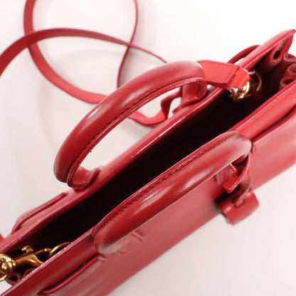 Saint Laurent Paris Sac de Jour Nano Leder 2Way Handtasche Rot 340778