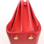 Saint Laurent Paris Sac de Jour Nano Leather 2Way Handbag Red 340778