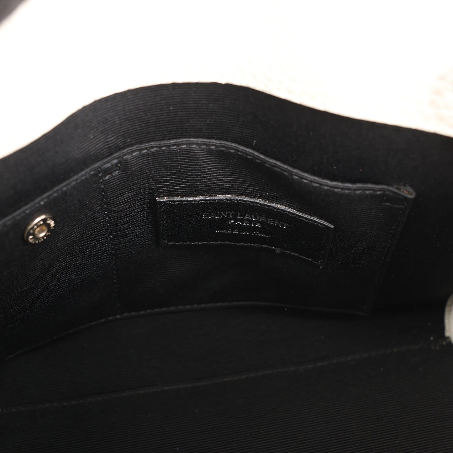 Saint Laurent Paris Sac de Jour Nano Leather 2Way Handbag White 340778