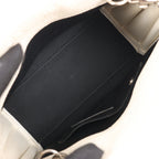 Saint Laurent Paris Sac de Jour Nano Leather 2Way Handbag White 340778