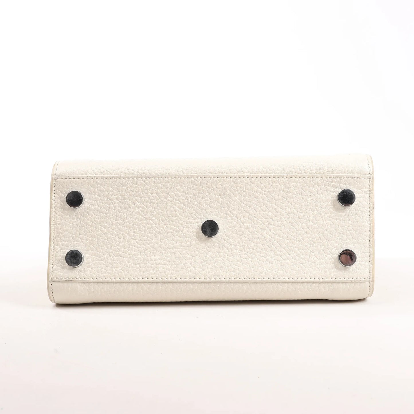 Saint Laurent Paris Sac de Jour Nano Leather 2Way Handbag White 340778