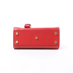 Saint Laurent Paris Sac de Jour Nano Leather Handbag in Red