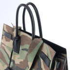 Bolso de mano de piel Sac de Jour de Saint Laurent Paris en color burdeos 347543