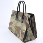 Bolso de mano de piel Sac de Jour de Saint Laurent Paris en color burdeos 347543