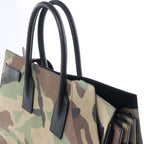 Bolso de mano de piel Sac de Jour de Saint Laurent Paris en color burdeos 347543