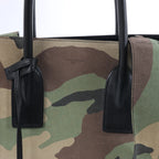 Bolso de mano de piel Sac de Jour de Saint Laurent Paris en color burdeos 347543