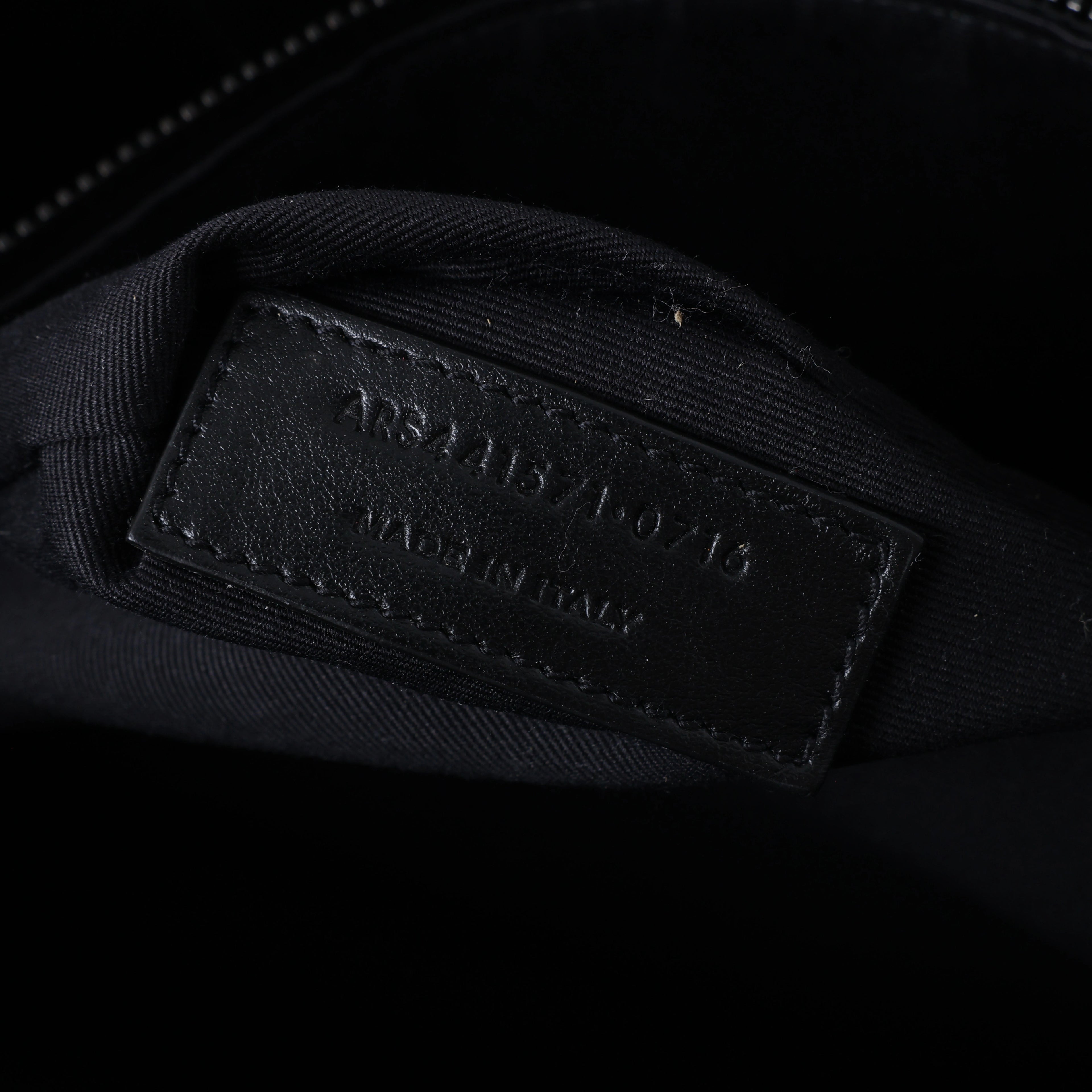 Bolso de mano de piel Sac de Jour de Saint Laurent Paris en color burdeos 347543
