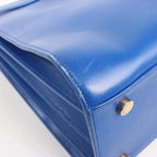 Saint Laurent Paris Sac de Jour Leather 2way Handbag in Blue 355153