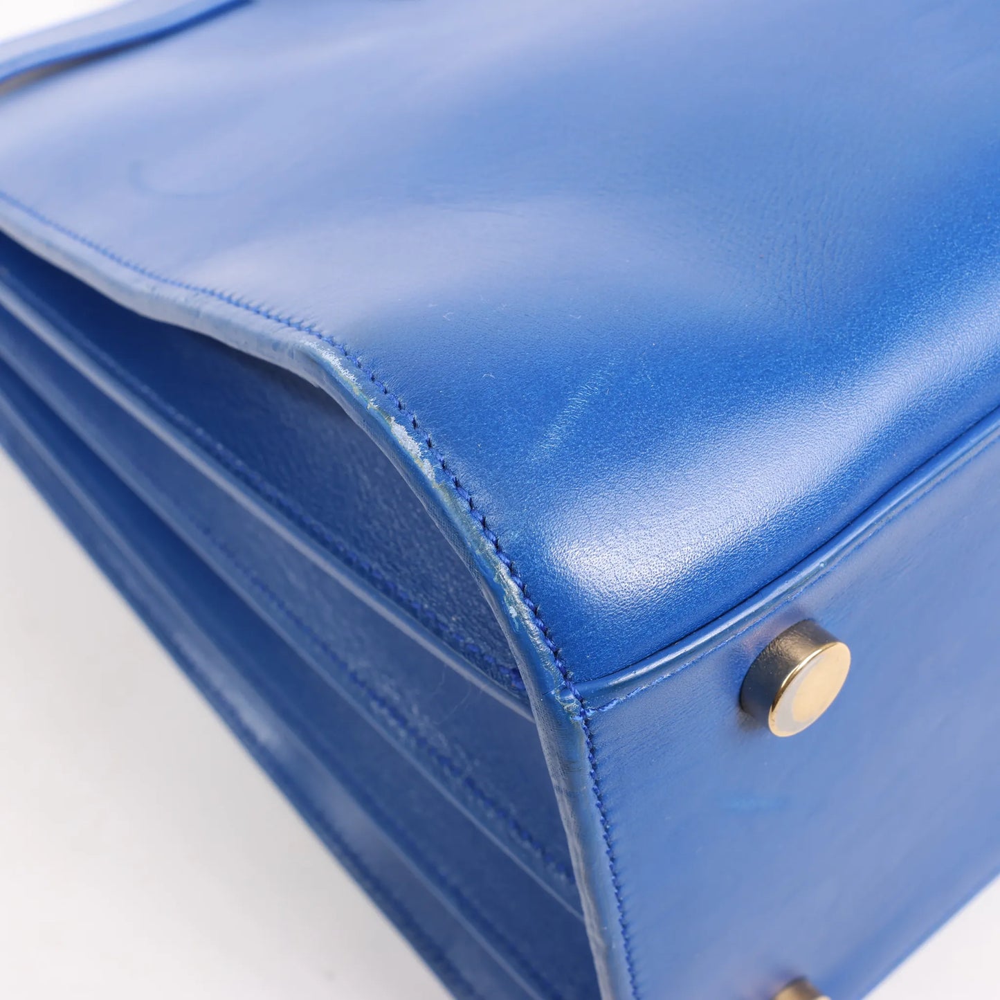 Saint Laurent Paris Sac de Jour Leather 2way Handbag in Blue 355153