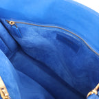Saint Laurent Paris Sac de Jour Leather 2way Handbag in Blue 355153