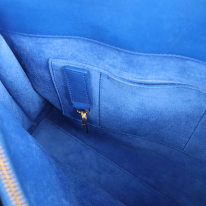 Saint Laurent Paris Sac de Jour Leather 2way Handbag in Blue 355153
