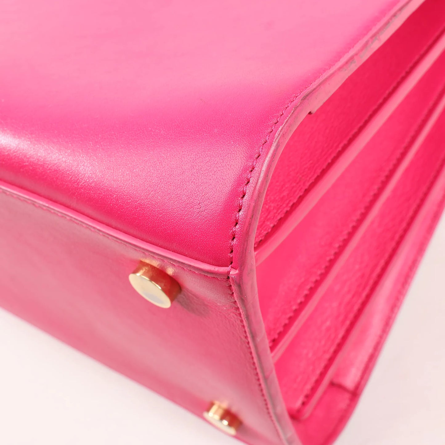 Saint Laurent Paris Sac de Jour Leather 2way Handbag in Pink 355153