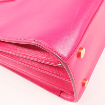 Saint Laurent Paris Sac de Jour Leather 2way Handbag in Pink 355153