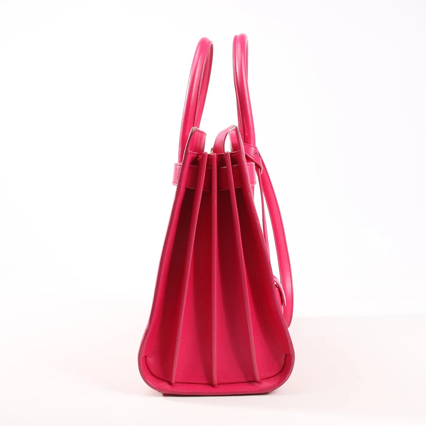 Saint Laurent Paris Sac de Jour Leather 2way Handbag in Pink 355153