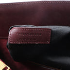 Saint Laurent Paris Sac de Jour Leather Handbag in Burgundy 347543