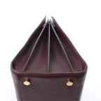 Saint Laurent Paris Sac de Jour Leather Handbag in Burgundy 347543