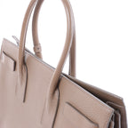 Saint Laurent Paris Sac de Jour Leather Handbag in Brown