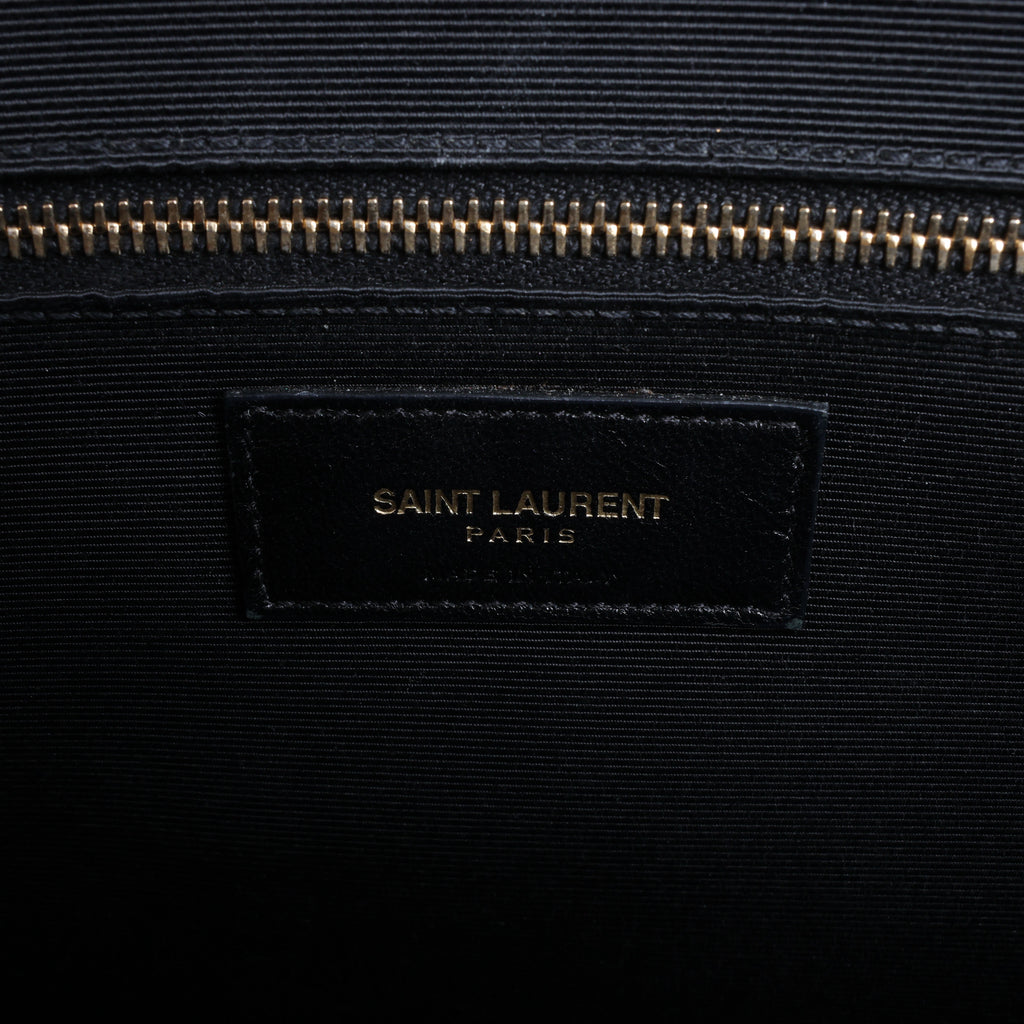 Saint Laurent Paris Sac de Jour Leather Handbag in Brown